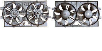 Dual Radiator and Condenser Fan Assembly