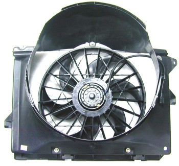 Dual Radiator and Condenser Fan Assembly