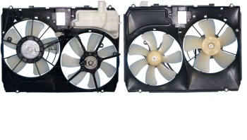 Dual Radiator and Condenser Fan Assembly