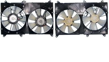 Dual Radiator and Condenser Fan Assembly