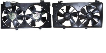 Dual Radiator and Condenser Fan Assembly