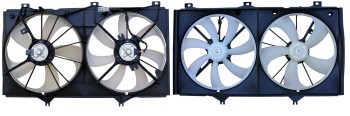 Dual Radiator and Condenser Fan Assembly
