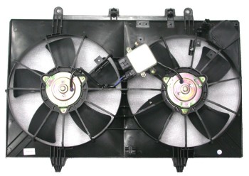 Dual Radiator and Condenser Fan Assembly