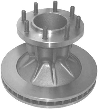 Disc Brake Rotor and Hub Assembly