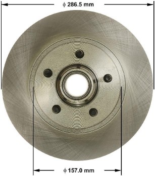 Disc Brake Rotor and Hub Assembly