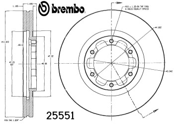 Brembo 25551
