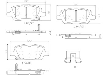 Disc Brake Pad Set