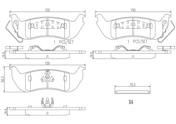 Disc Brake Pad Set