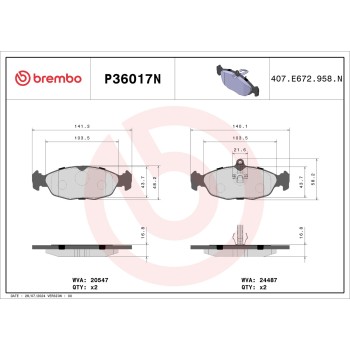 Disc Brake Pad Set
