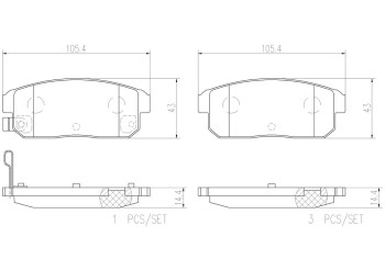 Disc Brake Pad Set