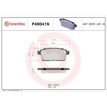 Disc Brake Pad Set