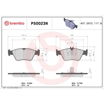 Disc Brake Pad Set