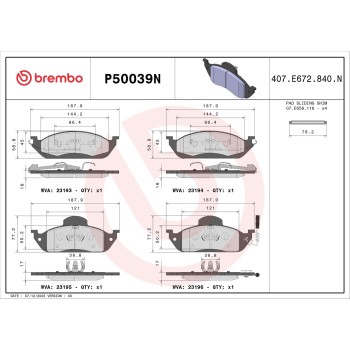 Disc Brake Pad Set