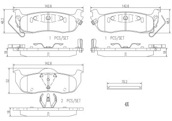 Disc Brake Pad Set