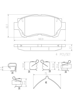 Disc Brake Pad Set