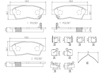 Disc Brake Pad Set