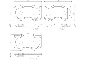 Disc Brake Pad Set