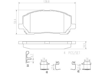 Disc Brake Pad Set