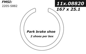 Parking Brake Shoe