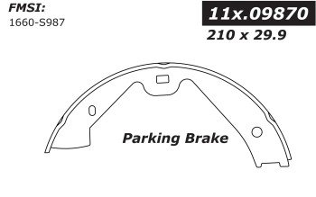 Parking Brake Shoe