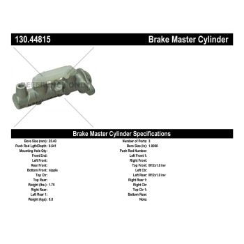 Brake Master Cylinder