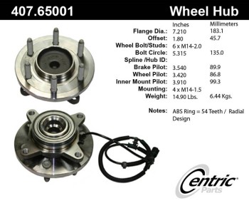 Wheel Bearing and Hub Assembly
