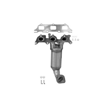 Catalytic Converter with Integrated Exhaust Manifold