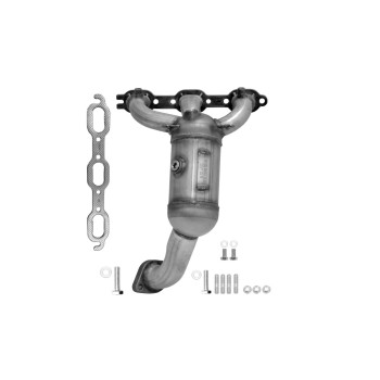 Catalytic Converter with Integrated Exhaust Manifold