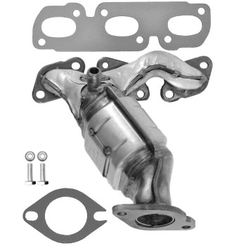 Catalytic Converter with Integrated Exhaust Manifold