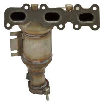 Catalytic Converter with Integrated Exhaust Manifold