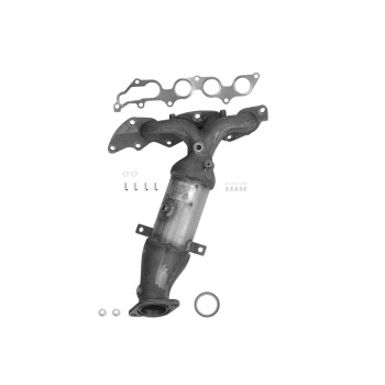 Catalytic Converter with Integrated Exhaust Manifold