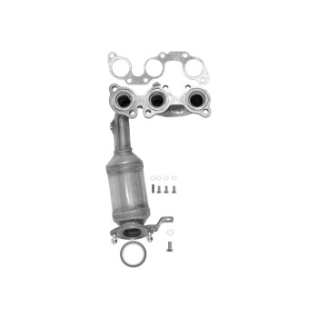 Catalytic Converter with Integrated Exhaust Manifold