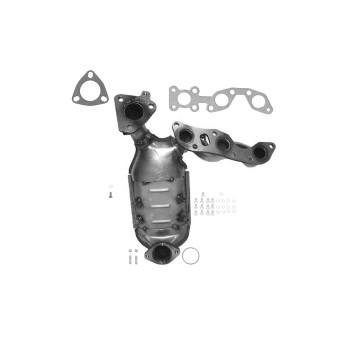 Catalytic Converter with Integrated Exhaust Manifold