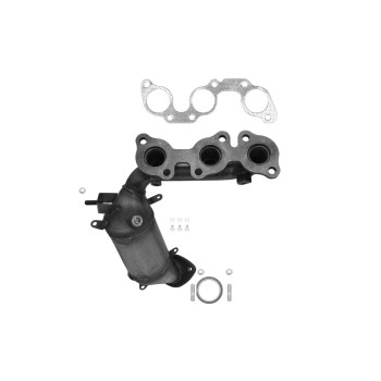 Catalytic Converter with Integrated Exhaust Manifold