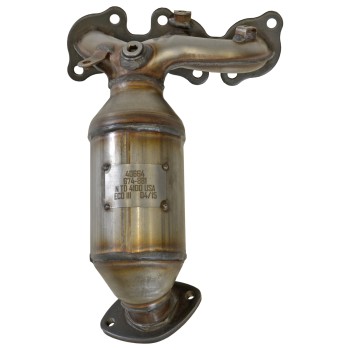 Catalytic Converter with Integrated Exhaust Manifold