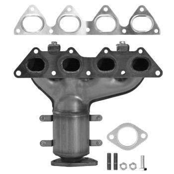 Catalytic Converter with Integrated Exhaust Manifold