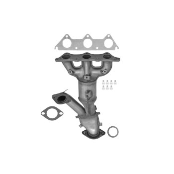 Catalytic Converter with Integrated Exhaust Manifold