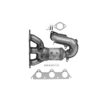 Catalytic Converter with Integrated Exhaust Manifold