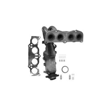Catalytic Converter with Integrated Exhaust Manifold