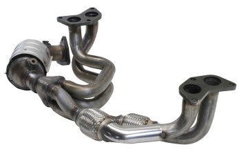 Catalytic Converter with Integrated Exhaust Manifold