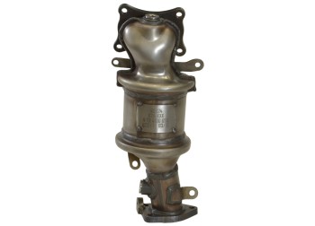 Catalytic Converter with Integrated Exhaust Manifold