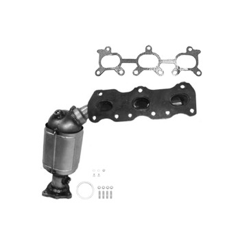 Catalytic Converter with Integrated Exhaust Manifold