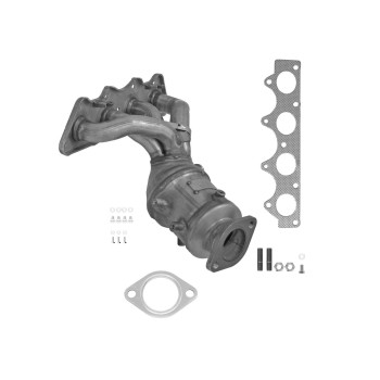 Catalytic Converter with Integrated Exhaust Manifold