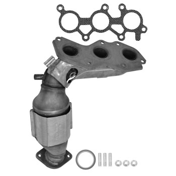 Catalytic Converter with Integrated Exhaust Manifold