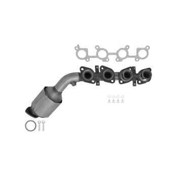 Catalytic Converter with Integrated Exhaust Manifold