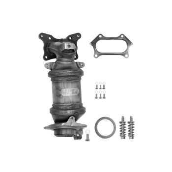Catalytic Converter with Integrated Exhaust Manifold