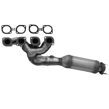 Catalytic Converter with Integrated Exhaust Manifold