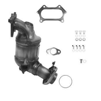 Catalytic Converter with Integrated Exhaust Manifold