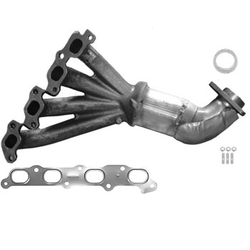 Catalytic Converter with Integrated Exhaust Manifold