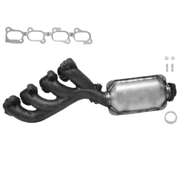 Catalytic Converter with Integrated Exhaust Manifold